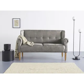 Home Affaire Couch Federkern 2-Sitzer Grau