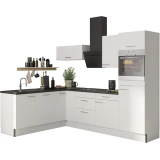 OPTIFIT Küchenzeile Klara 200 x 270 cm weiß