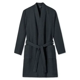 Schiesser Herren Waffelpique 100 Cm Länge - Bio Baumwolle Bademantel, Anthrazit_178401, L EU