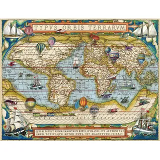 Ravensburger 16825 Welt Puzzle 2000 Around The World, Multicolore, TU