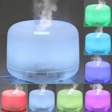 Aroma Diffuser Aiho 500ml Aromatherapie Diffuser, Cool Mist Luftbefeuchter,Wasserlos Auto Abschaltung, 7 Farben LED Nachtlicht Perfek für Babies, Yoga, Büro, Schlafzimmer