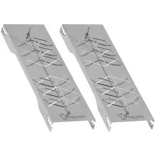 BBQ-Toro Räucherbrett 2 Stück Edelstahl silber