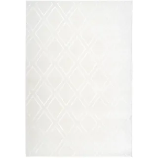 lalee.avenue Kayoom Teppich Monroe 300 Weiß - UFZAE-80-150-E