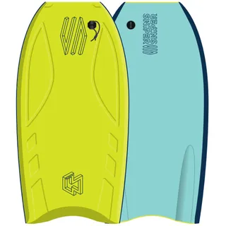 SNIPER Bodyboard BunchII EPS Stringer 36 Inch Blau Surfboard Schwimmbrett Boogie