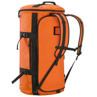 MIER Große Sporttasche Wasserabweisend Sportrucksack mit Schuhfach umwandelbar in Rucksack, 90L, Orange