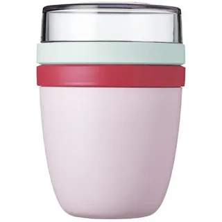 Mepal | Lunchpot Ellipse | Limited Edition Strawberry Vibe – praktisch für Müsli – Joghurt | To-Go Becher | tiefkühlgeeignet | mikrowellengeeignet