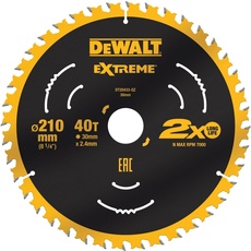 Bild von DT20433-QZ Kreissägeblatt 210 x 30 x 2.4mm Zähneanzahl: 40 1St.