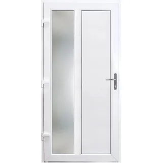 Nebeneingangstür K511 Kunststoff Weiß 88 cm x 198 cm Anschlag Links