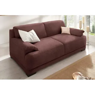 Home Affaire Couch Mikrofaser 3-Sitzer Braun