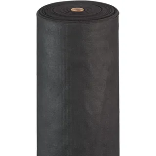 Relaxdays Unkrautvlies 50 g/m2 50 m schwarz