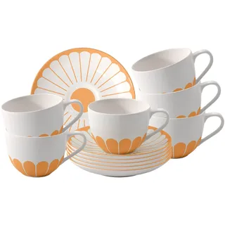 Villeroy & Boch Kaffeetasse 0,16 l Gelb 6 St.