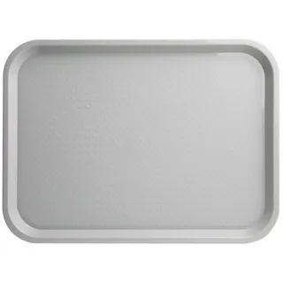 Olympia Kristallon Polypropylen Fast-Food-Tablett - Mittel 415 mm, Grau, Größe: 415(B) x 305(T)mm / 16,25 x 12 Zoll, Spülmaschinengeeignet, P502