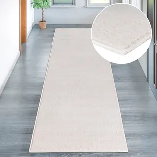 OTTO home Läufer "Ariano, dezenter Glanz mit Hoch-Tief-Struktur" rechteckig 12 mm Höhe Vintage Design, Schrumpf Carving-Effekt, Wohnzimmer, Flur, cream
