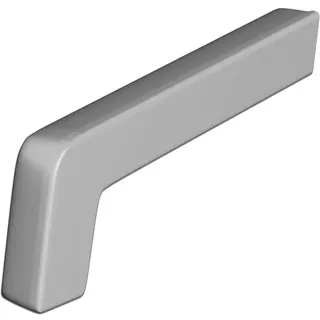 PVC-Seitenteile Silber 11 cm 2 Stück