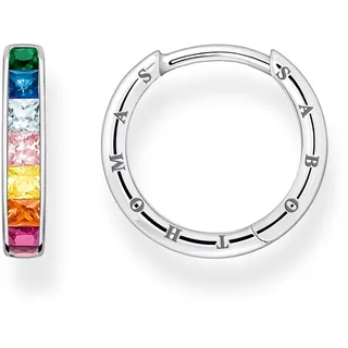 Thomas Sabo Creolen mehrfarbig Zirkonia 20x2mm CR668-477-7