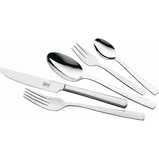 Justinus Besteckset , Edelstahlfarben , Metall , 60-teilig , 40x6x50 cm , Besteck, Besteck-Sets