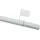Klemmstange Ø 10 mm 50 cm Weiß
