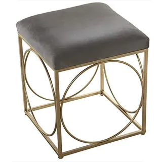 SuskaRegalos Sitzsack Metall/Holz/Stoff grau 41 x 41 x 47 cm, Gewebe, 41x41x47cm