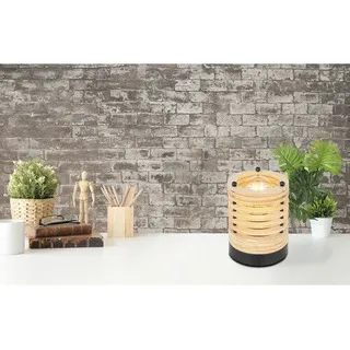 Tischlampe E27 RUTH 40 W 1-flammig Ø 120 x H 165 mm IP20 schwarz