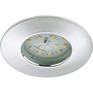 Briloner LED-Einbauleuchte 1er-Set rund chrom