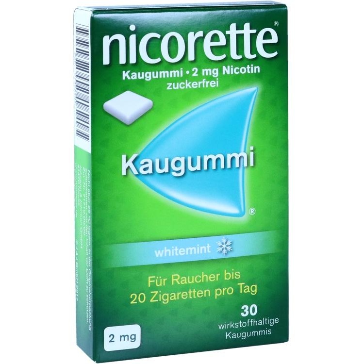 Bild von Whitemint 2 mg Kaugummi 30 St.