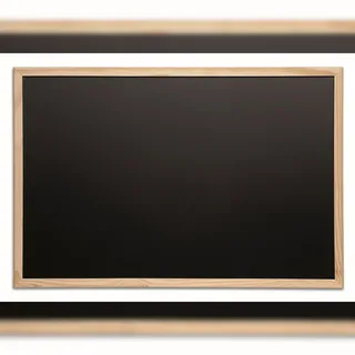 Maul 2526270 Kreidetafel Schwarz Hartplatte