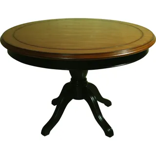 Esszimmertisch rund 122 cm Massiv Holz Esstisch Küchentisch tisch Echtholz Neu - Braun