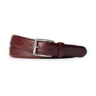 Polo Ralph Lauren für Herren. 405913730001 Brauner Lederkleidgürtel (42 cm), Lässig, Klassisch