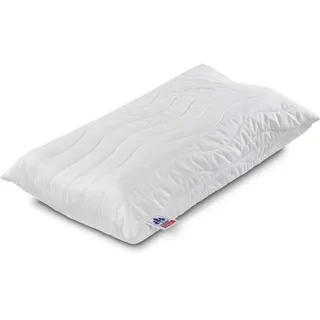 Irisette Nackenstützkissen Klaas mit Komfortschaumfüllung für Bezüge 40 x 80 cm, weiß