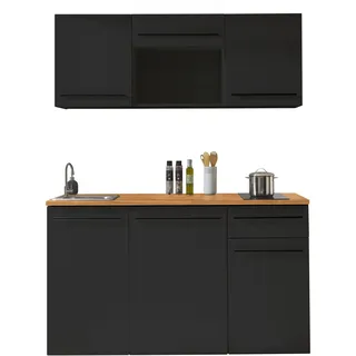 BASIC by Balculina Küchenleerblock 160 cm schwarz