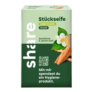 Share Sandelholz & Jasmin Duft Feste Seife 100,0 g