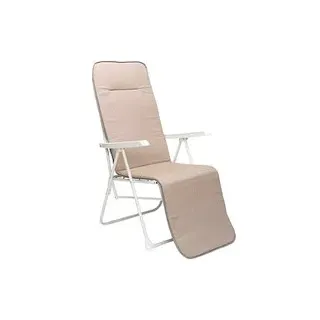 BEST Gartenstuhl mit Armlehnen Chiemsee beige, 1 St.