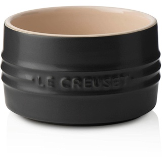 Le Creuset Stapelbares Förmchen aus Steinzeug, 200 ml, Schwarz matt, 70403200000099