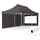 Faltpavillon 3 x 6 m inkl. 2 Seitenteile Dunkelgrau