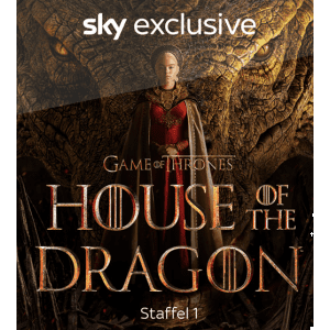 Sky X Fiction (House of the Dragon) um 60 € für 6 Monate (= 10 € pro Monat)