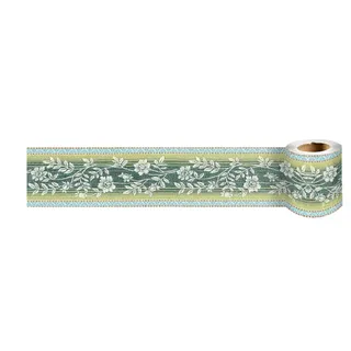 Dostear TapetenbordüRe Selbstklebende BordüRe Wand Wohnzimmer Tapeten Fliesenaufkleber Bad Dekoband Selbstklebend WeißE BläTter 10cm X 240cm