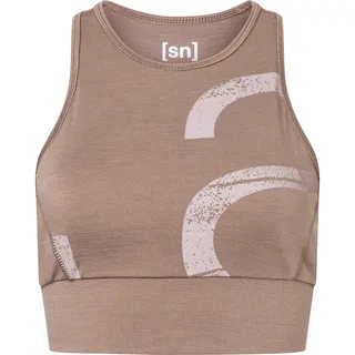 super.natural Capital Logo Slim Fit Top Mountain Trail/Dusty Rose S