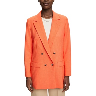 ESPRIT Damen 023ee1g306 Blazer, 639/Orange Red 5, 38