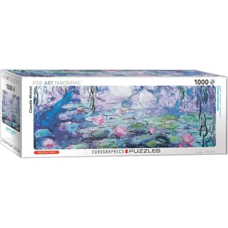 Eurographics 1000 Teile Panorama - Seerosen von Claude Monet