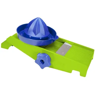 TNS 2000 GEMÜSEHOBEL "ALL IN ONE" das Original (Limette-Blau)