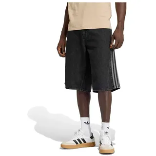 Adidas Originals Firebird Adicolor Kurze Jeans - True Black Denim - 34 ́ ́