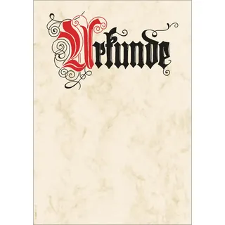 Sigel DP548 Blanko Urkunde Calligraphie 185 g/qm 12 Blatt