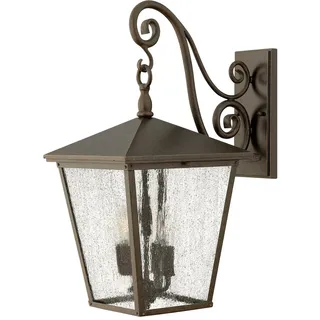 Wandleuchte FELTON Außen Bronze IP44 E14 Vintage Licht-Erlebnisse