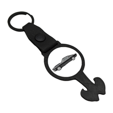 Foto Einkaufswagenlöser rabenschwarz Schlüsselanhänger personalisierbar mit Wunschfoto Wunschbild...