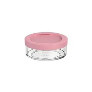 Mepal - Müslibecher Abteil Ellipse - Müslibecher To Go - Platz für Snacks und Toppings - Einfachen Drehbewegung öffnen - Spülmaschinengeeignet - 200 ml - Vivid mauve