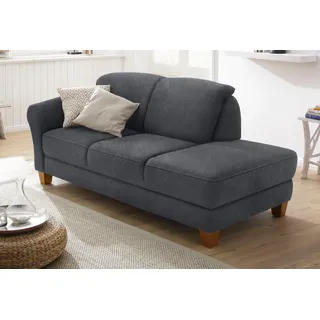 OTTO home Recamiere Mikrofaser 1-Sitzer Grau