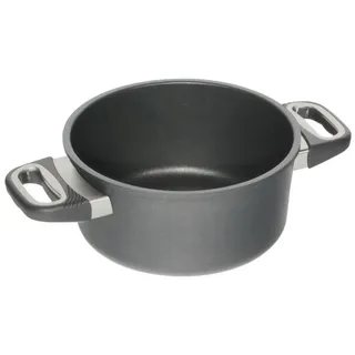 AMT Gastroguss Bratentopf 20 cm Ø, 10 cm hoch, induktionsgeeignet, Lotan® Antihaft-Veredelung, Gusspfanne (Aluguss), AMZN-I-1020