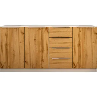 borchardt Möbel Highboard Oliva 200 x 35 x 99 cm Braun