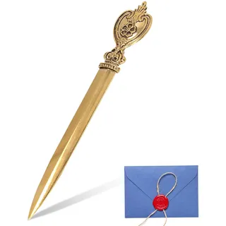 HERCHR Brieföffner Edel, Letter Opener, Schreibtische Brieföffner, Metall Brieföffner Edel Retro Umschlag Express Datei Letter Opener, Brieföffner, 12,8 cm Brieföffner Edel Letter Opener Aus Metall