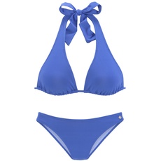 Bild Triangel-Bikini, in 5 Tragevarianten, blau
